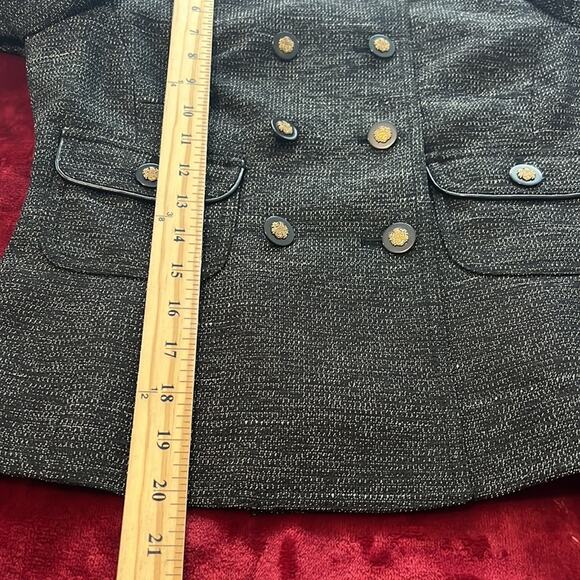 Anne Klein Double Breasted Suit Blazer Jacket Size 2P - Picture 10 of 10